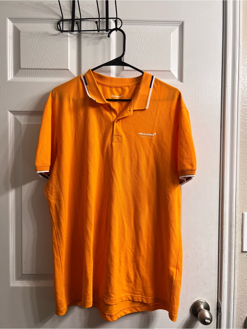 McLaren Formula 1 Team Orange Polo Shirt - Men's XL
